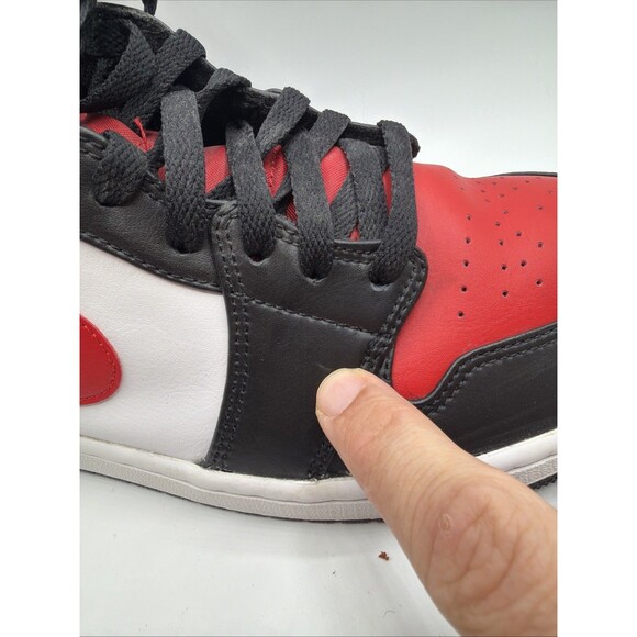 Jordan 1 Mid Bred Black Red White Nike Air Size 11 Mens main image 16